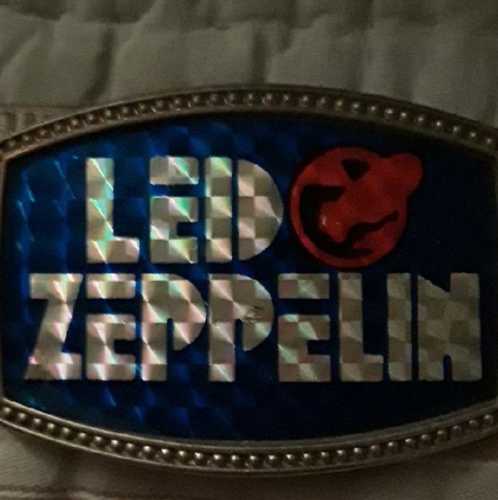 Vintage Led Zeppelin belt buckle